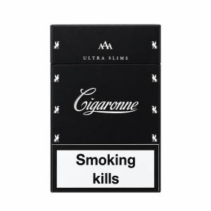 Cigaronne Ultra Slims Black 4mg Carton-0